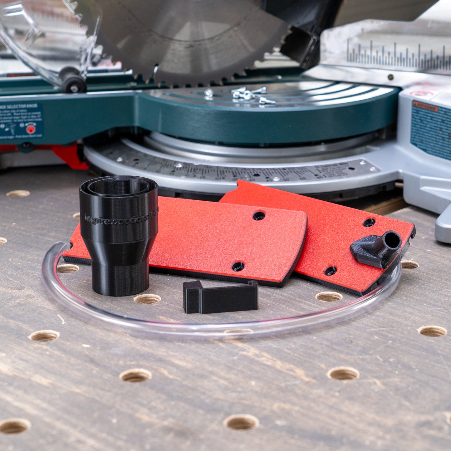 Bosch CM10GD Zero Clearance Dust Collection Throat Plate