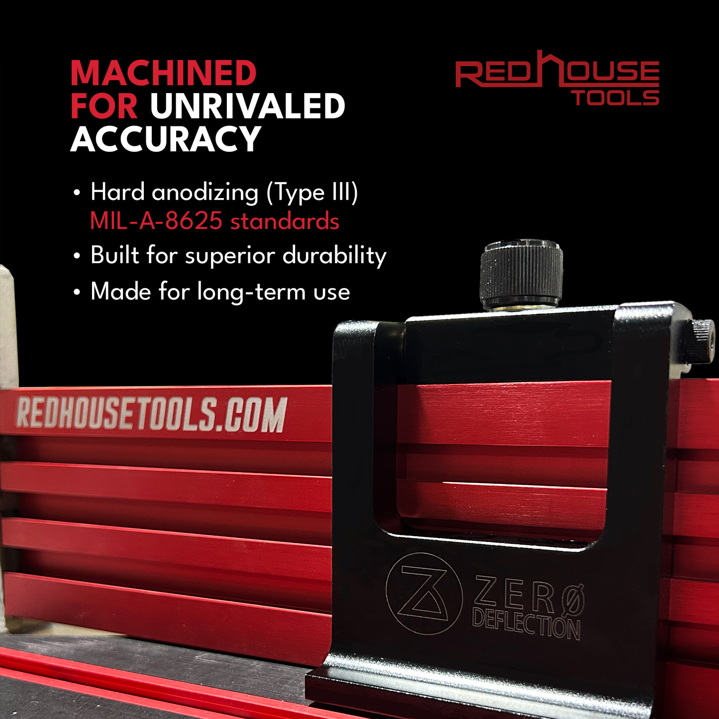 Zero Deflection™ 3" Precision Flip Stop