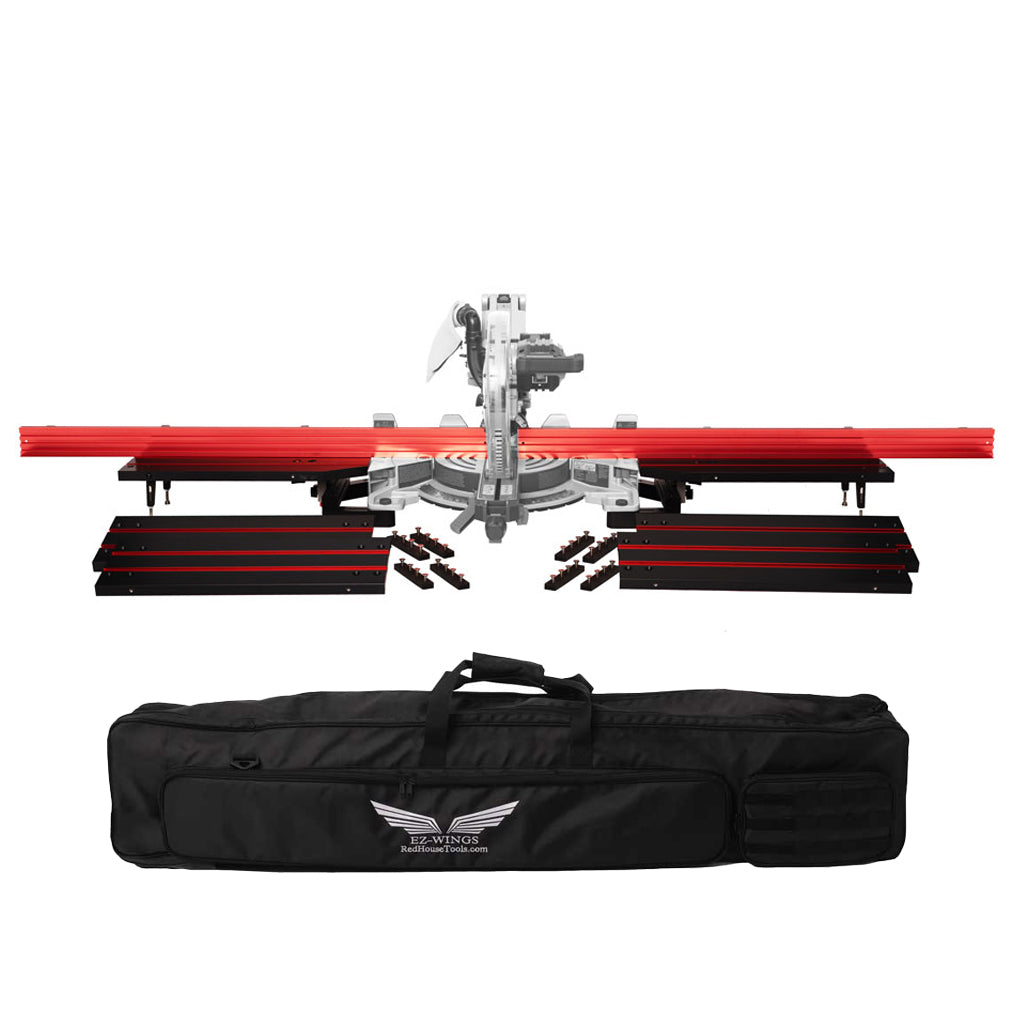 EZ-Wings™ PRO+ 12' Portable Miter Saw Station