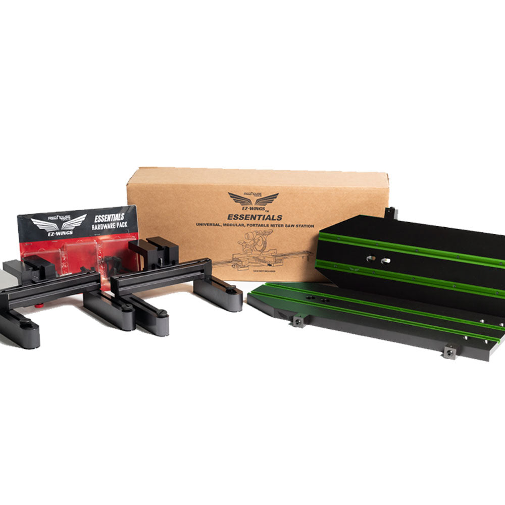 EZ-Wings™ ESSENTIALS 4' Portable Miter Saw Station