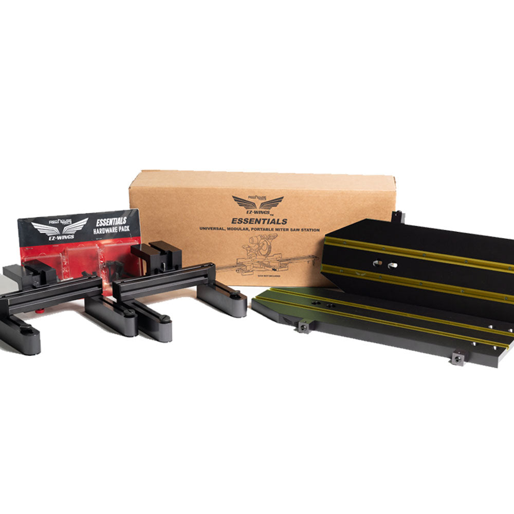 EZ-Wings™ ESSENTIALS 4' Portable Miter Saw Station
