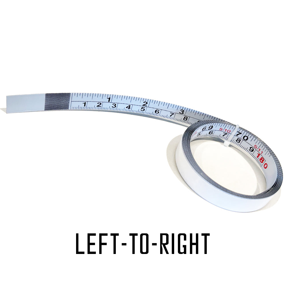 Self Adhesive Measuring Tape | 70.8" (180cm) Length Dual Measurement Rule