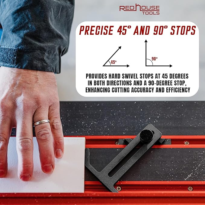 Multi-Angle Swivel Stop Block - Universal T-track Profile Compatible